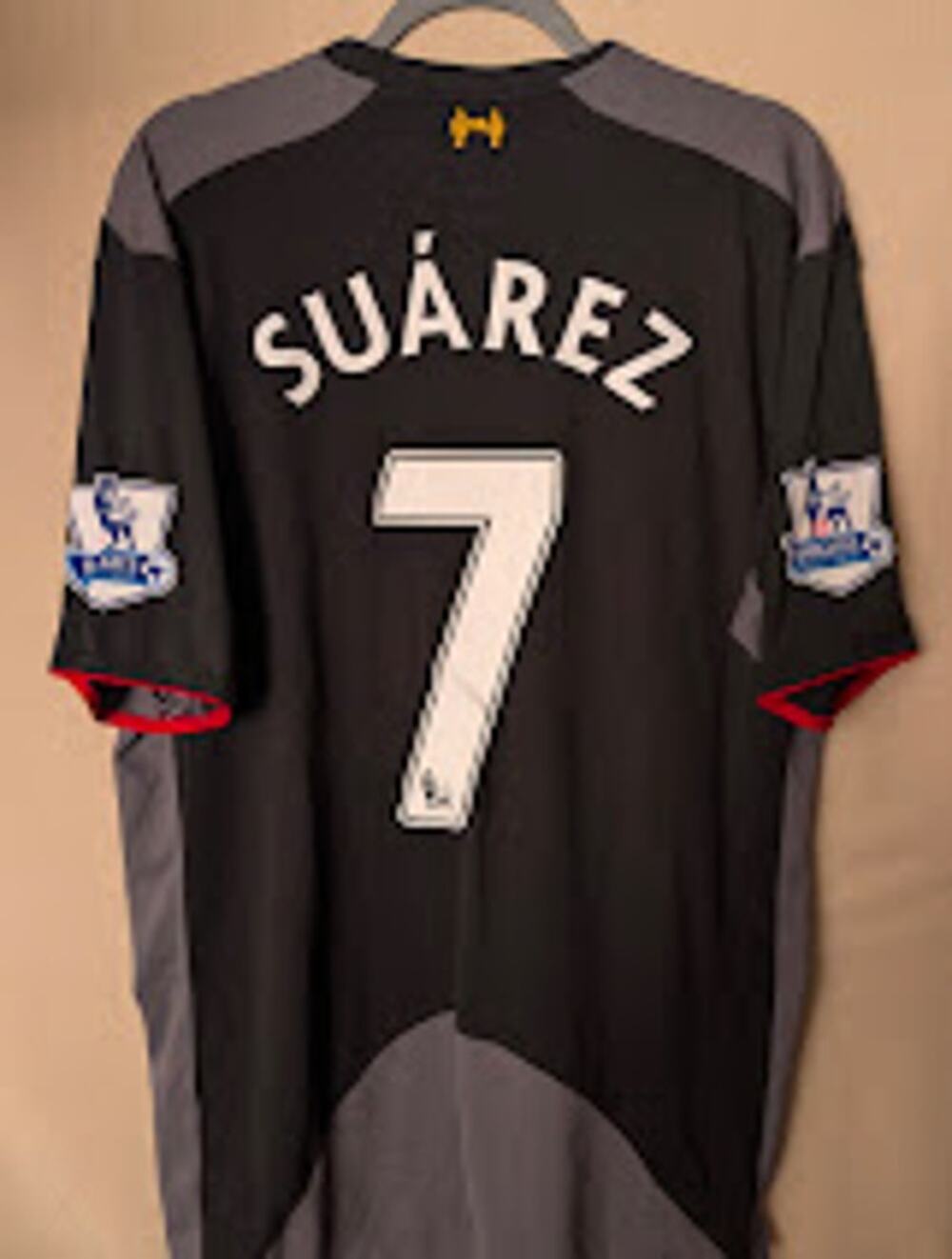 Liverpool 2012-13 Luis Suarez Away Jersey Mens XXL Warrior EPL
